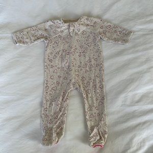 EGG Foil Heart Footie